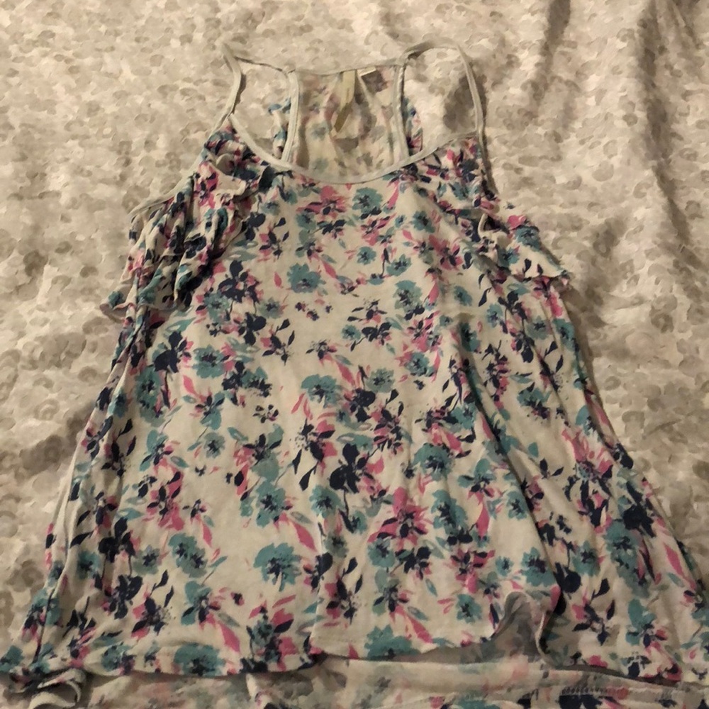 Floral Racer Back Tank